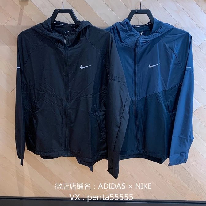 男码 NIKE外套男女情侣款春秋季新品经典小勾子印花logo复古运动服宽松休闲梭织速干外套薄款单层训练跑步健身潮牌男装连帽防风衣夹克防晒服耐克外套女DD4747 437 010 084
