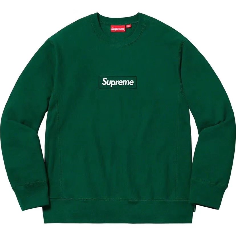 18款圆领Box Logo卫衣 Supreme 秋冬男女同款打底卫衣七色