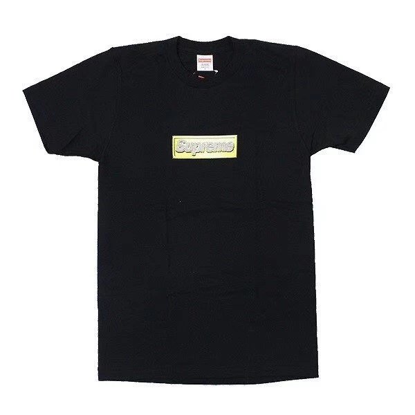 钻石金BOX Supreme 13SS Bling Box Logo Tee