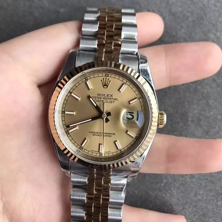 劳力士(ROLEX)日志型36系列ROLEX DATEJUST超级904L最强V2升级版