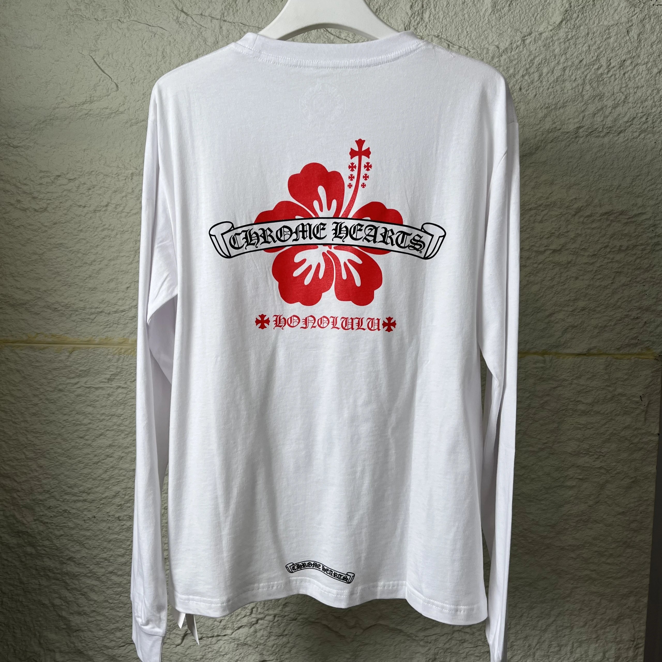 Chrome Hearts Honolulu Long Sleeve T-Shirt White