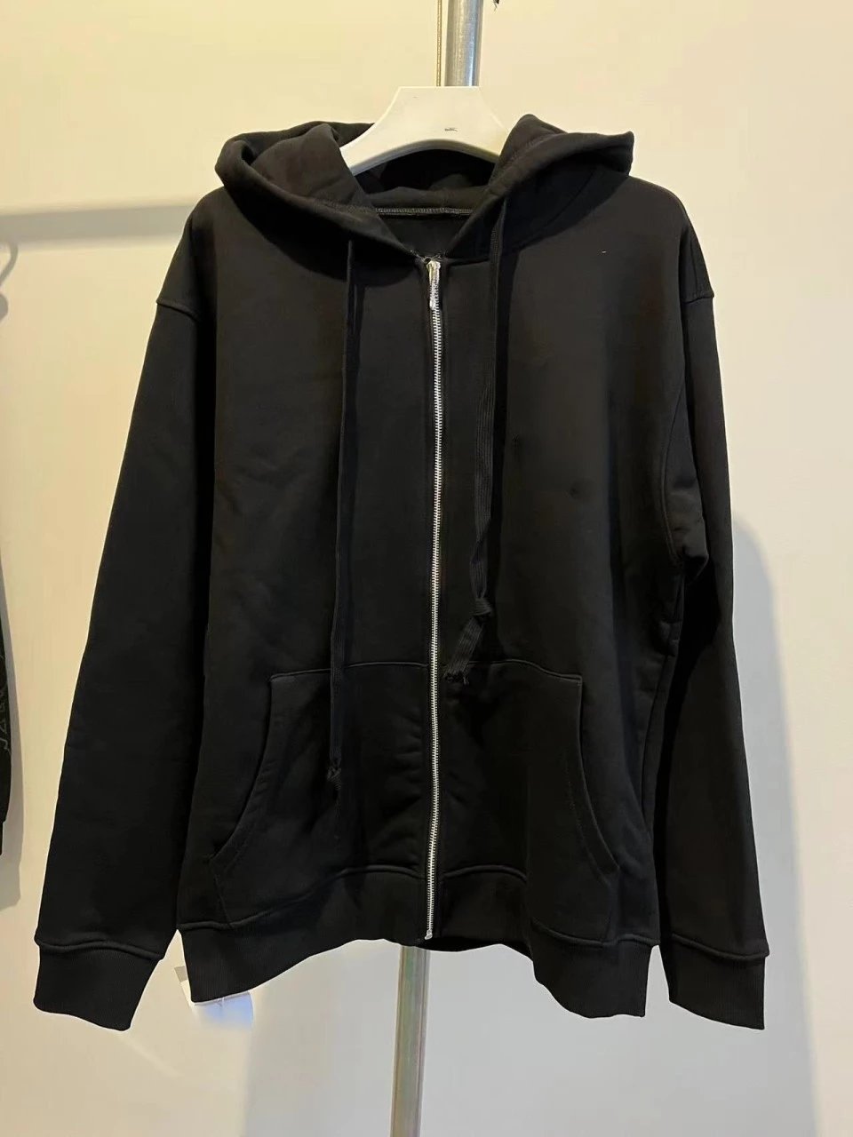Black Zip Up Hoodie