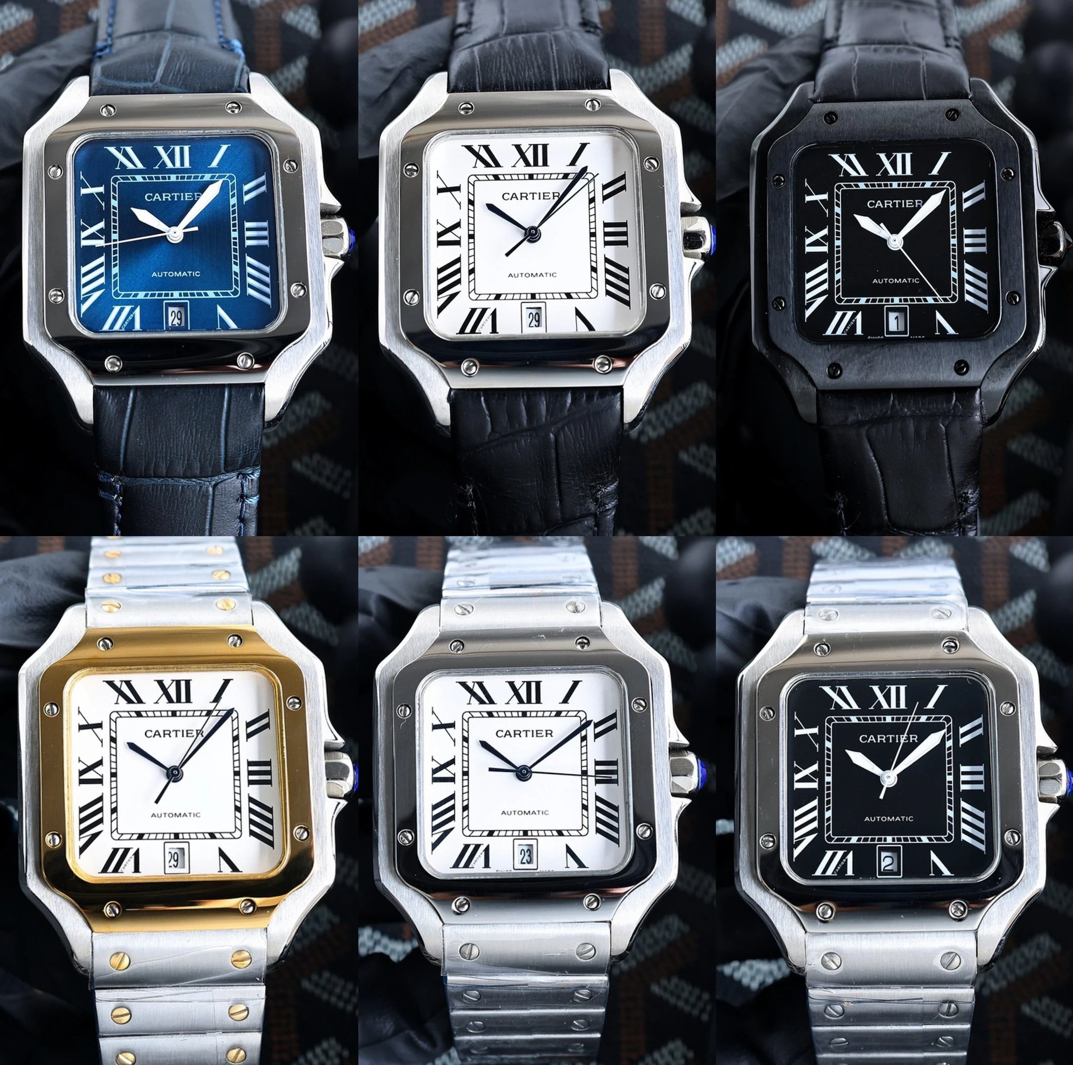 Cartier Santos de Cartier Black
