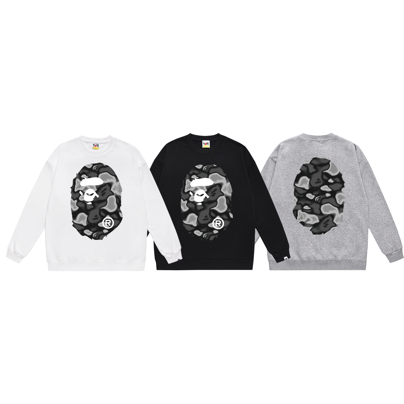 b#pe crew-neck hoodie 474#