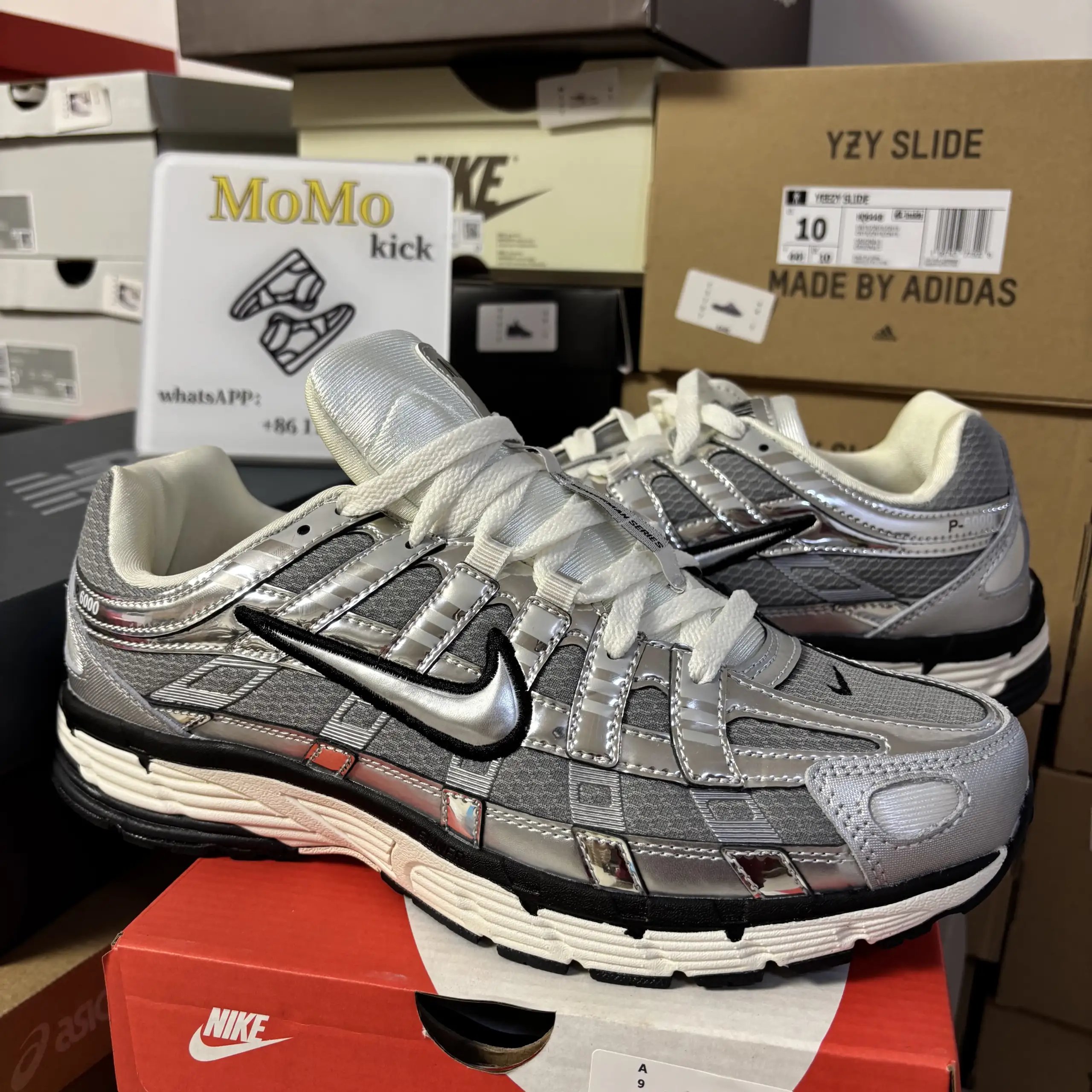 Nike P-6000 Metallic Silver