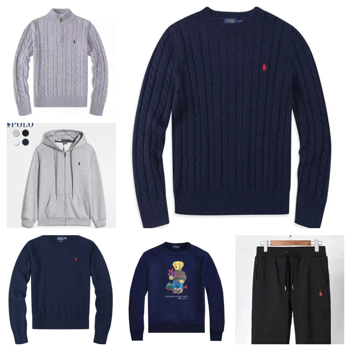 RL Men's Sweater and Hoodie Collection