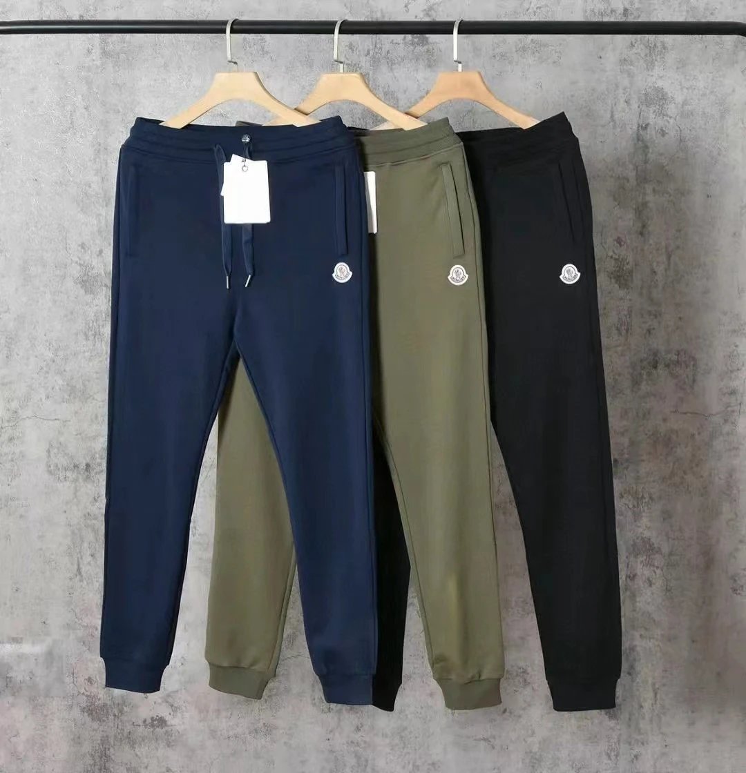 Moncler Sweatpants Navy Olive Black