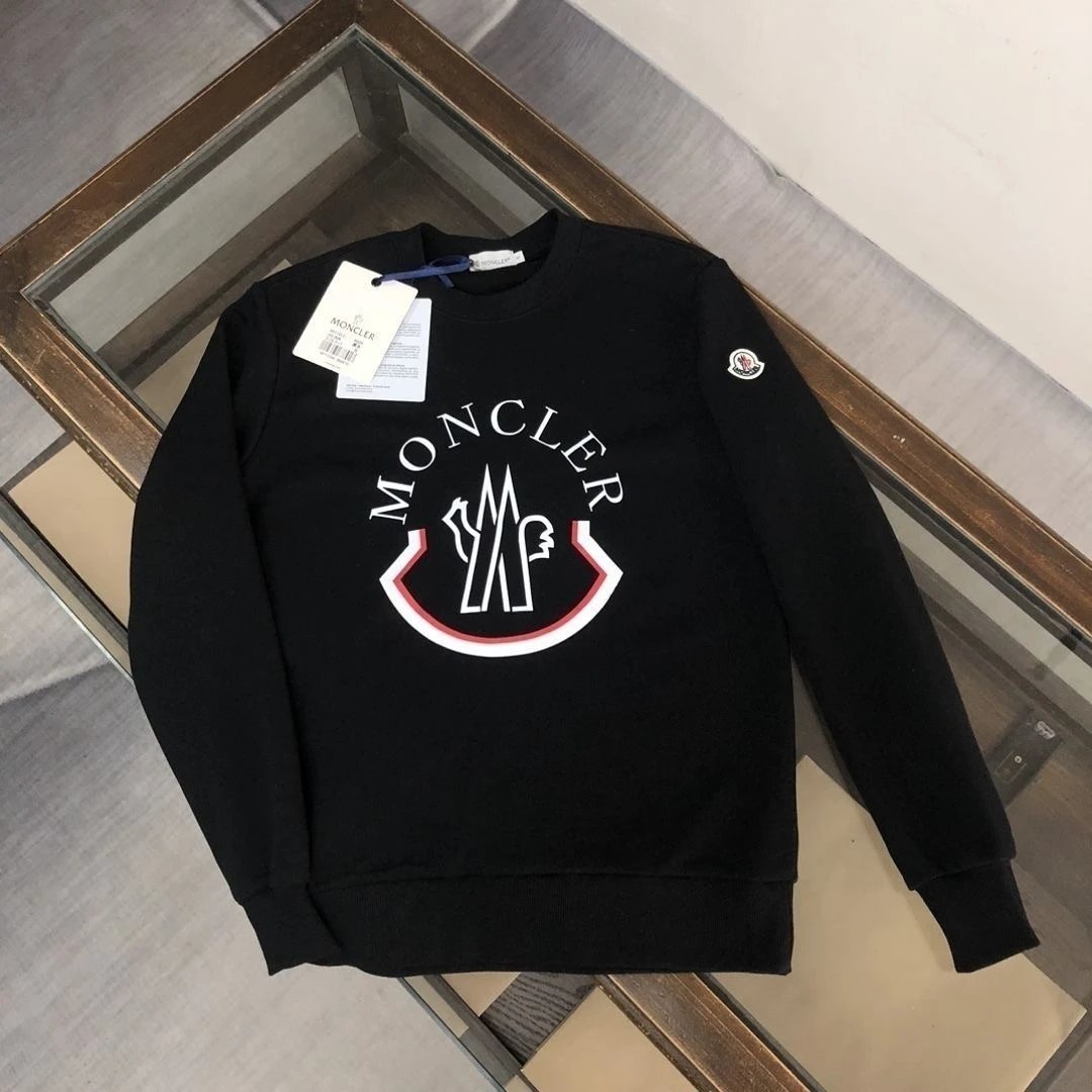 Moncler Logo Sweatshirt Black