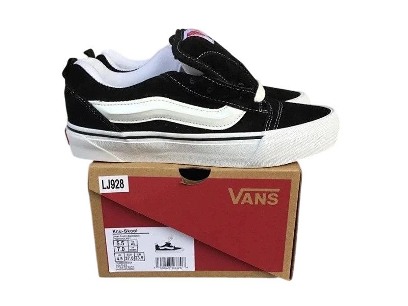 Vans Knu Skool Black White Casual Shoes