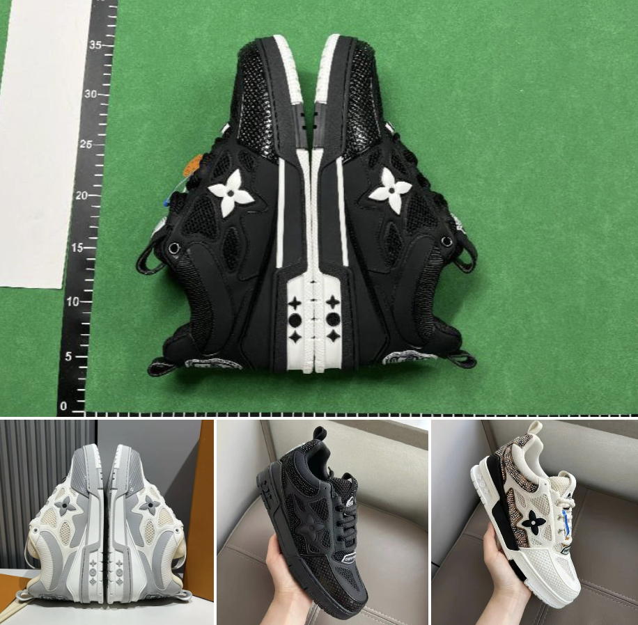Louis Vuitton LV Trainer White Grey