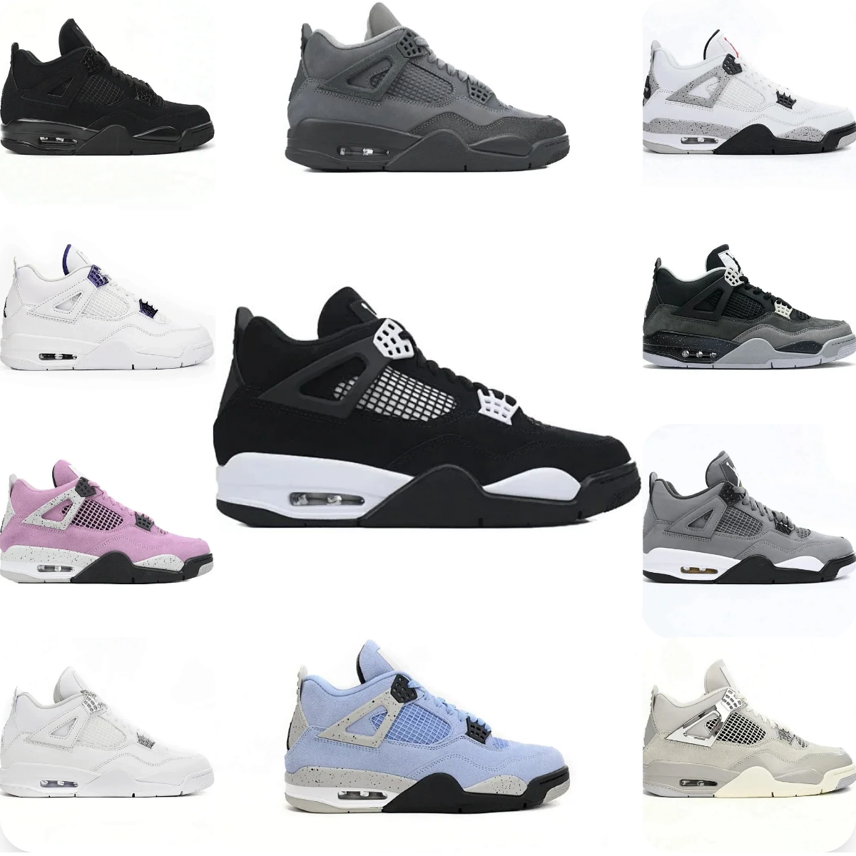 Air Jordan 4 Retro SE Black/Black Noir