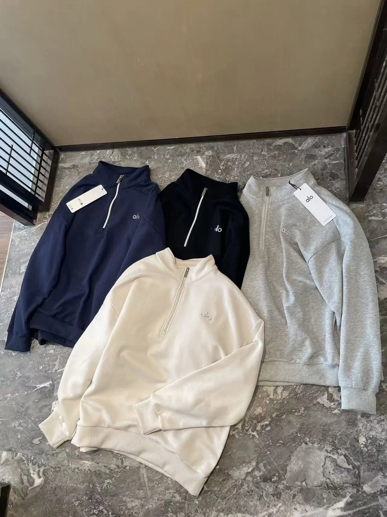 Alo Yoga Quarter Zip Sweatshirt Collection