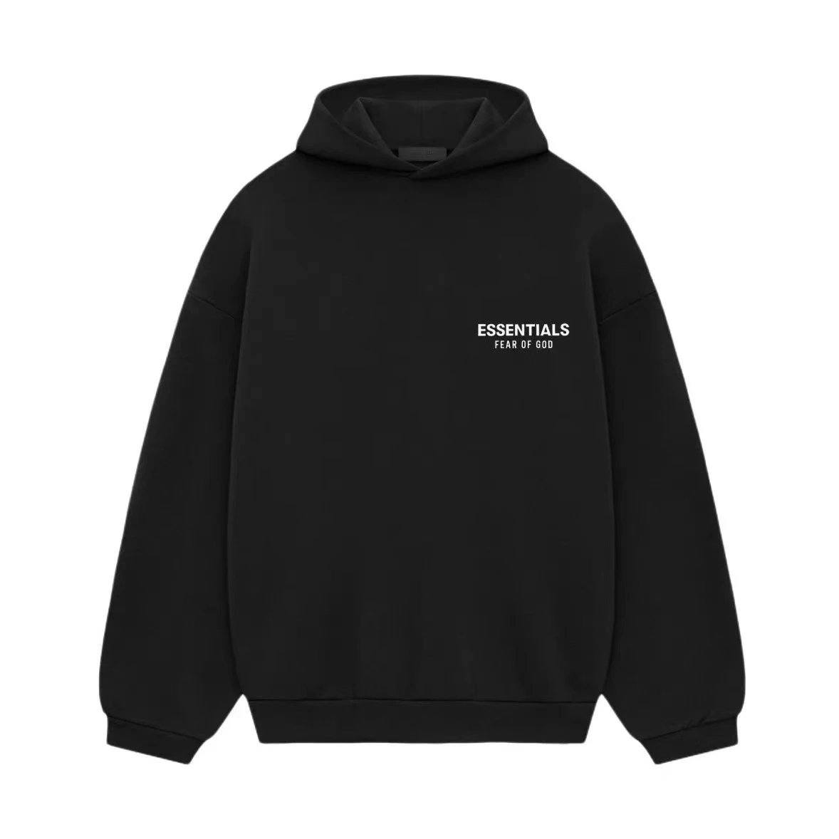 Fear of God Essentials Hoodie Black