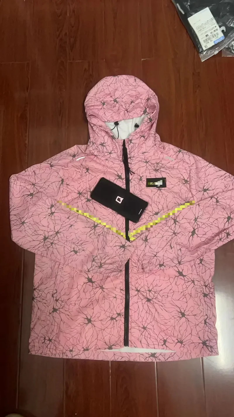 Nike pink neuron pattern jacket