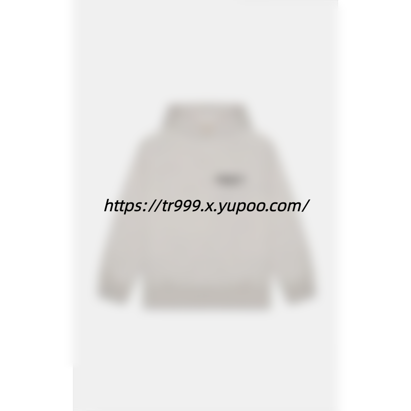 带帽卫衣黑字母植绒 FOG
