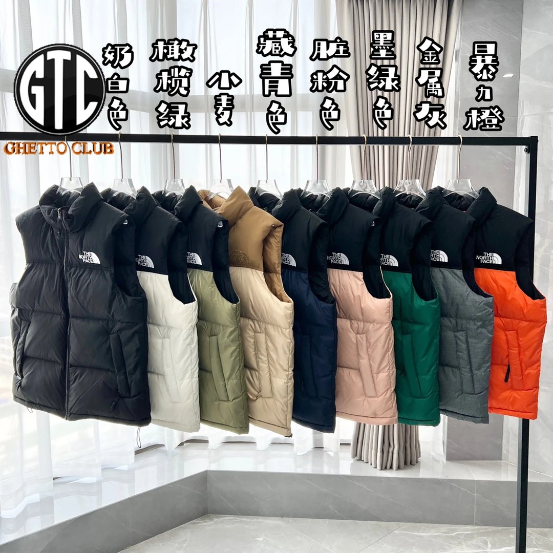 2024 Best Quality Men Women Winter Waterproof Down Jacket Coat Vest Size: XS-XXL