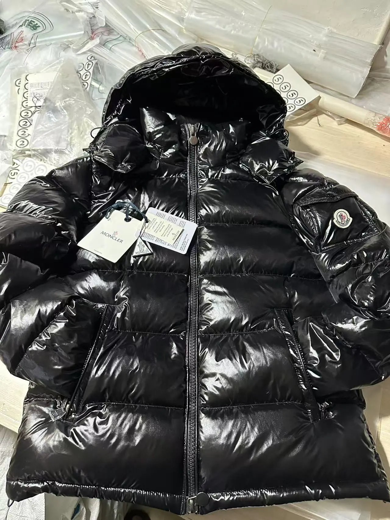 Moncler Maya Down Jacket Black