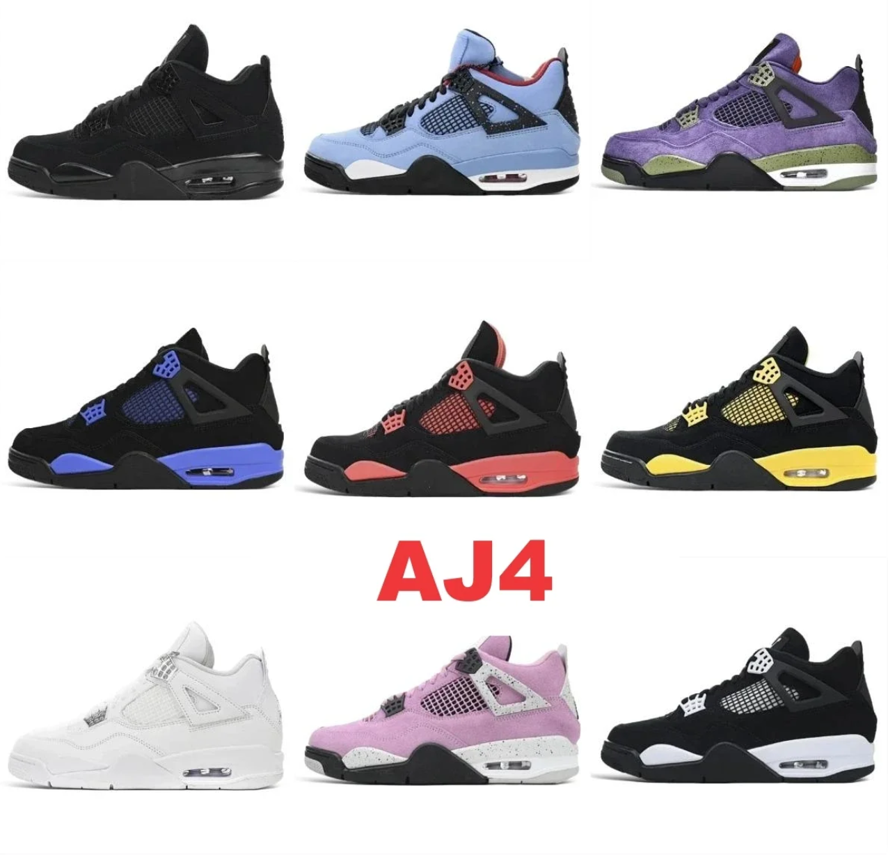Air Jordan 4 White Tech Grey
