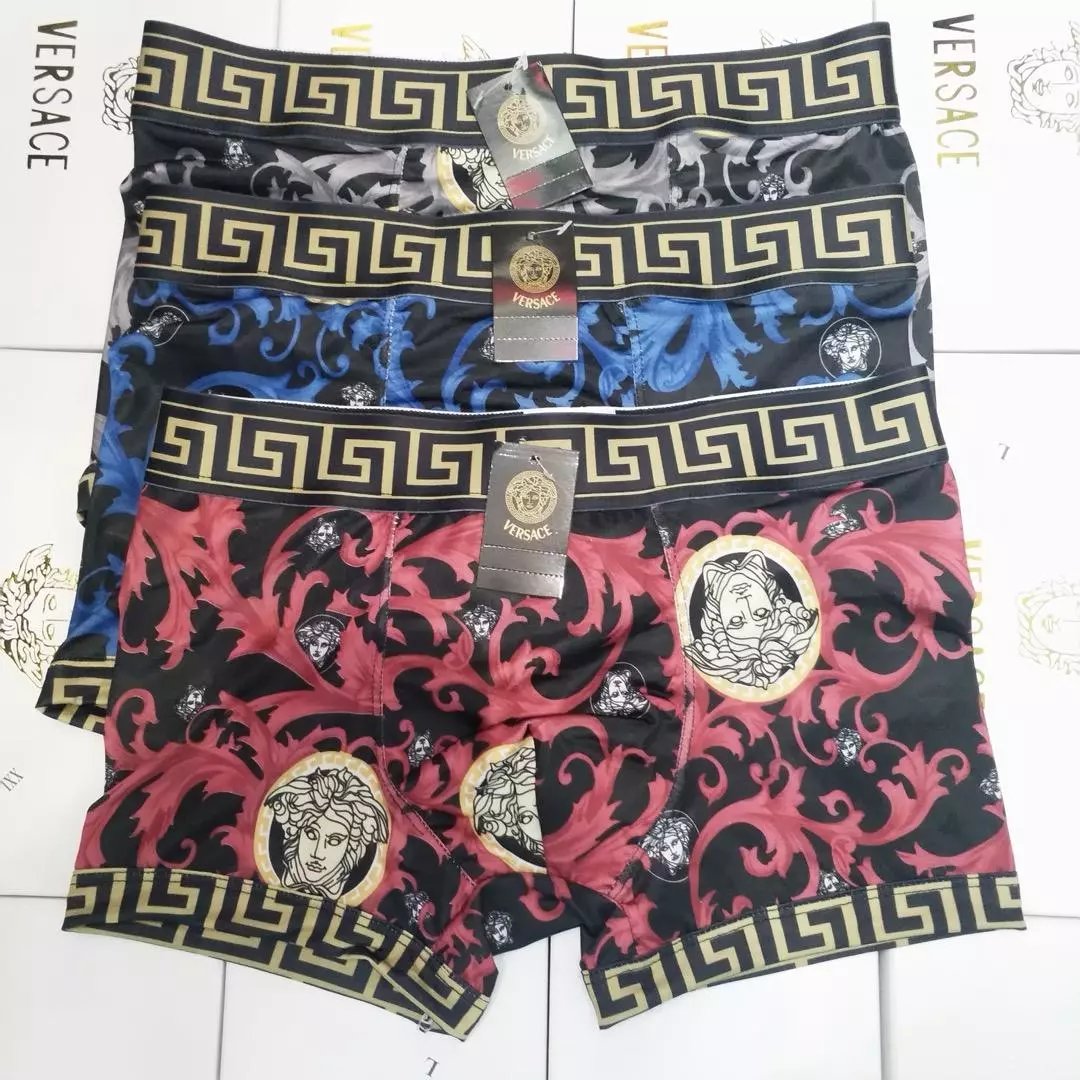 新款花色奢华男士内裤 纯棉户外性感四角裤杈男 香港进口热卖出平角低裤男