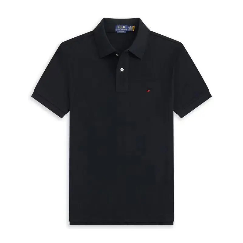 Polo Ralph Lauren Custom Fit Black Polo Shirt