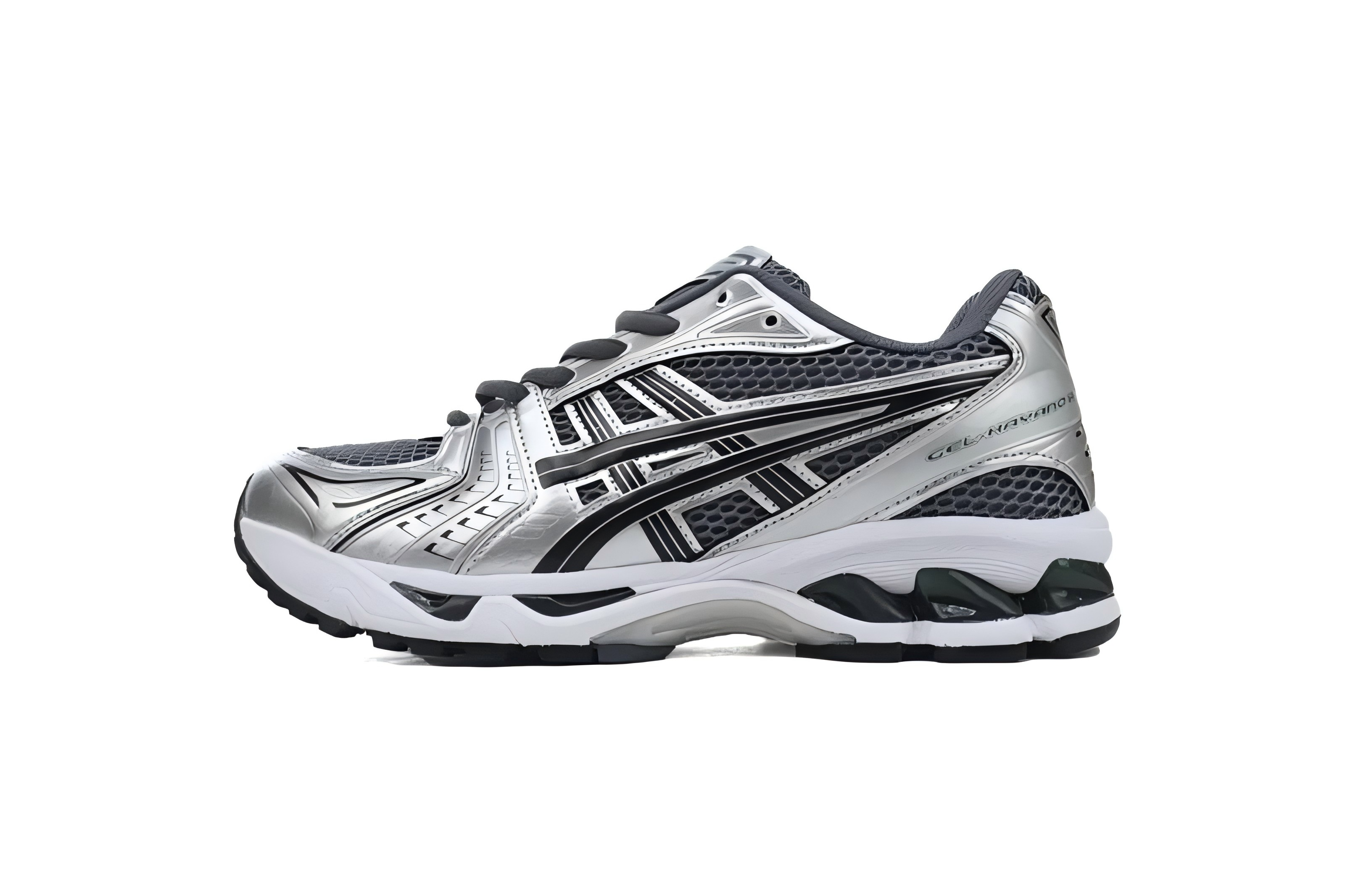 ASICS GEL-Kayano Silver Black Running Shoes