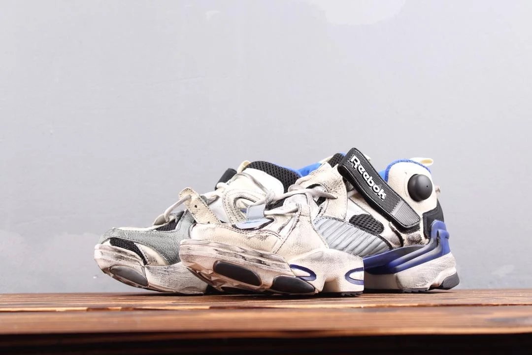 Reebok Genetically Modified Pump - Reebok Vetements x Reebok Inflatable Co branded Used Sports Shoes