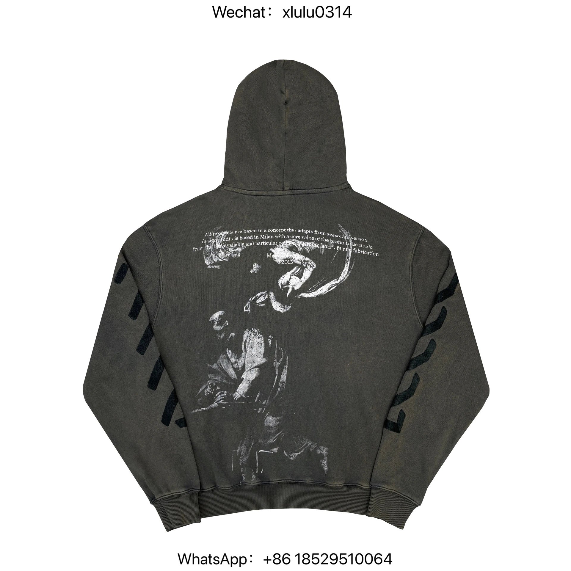 Jasonreps Ow Wash Back Old Man Religious Hoodie
