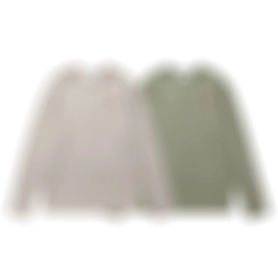 Ami Long Sleeve Shirt Beige