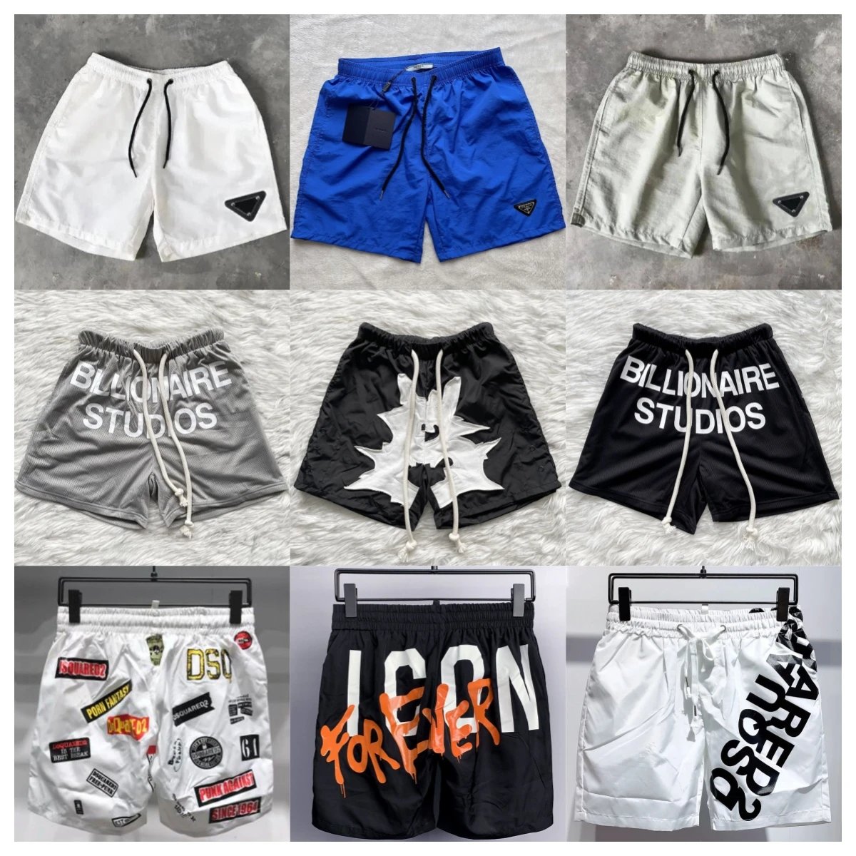 Men's casual swimming shorts beach quick dry pants
