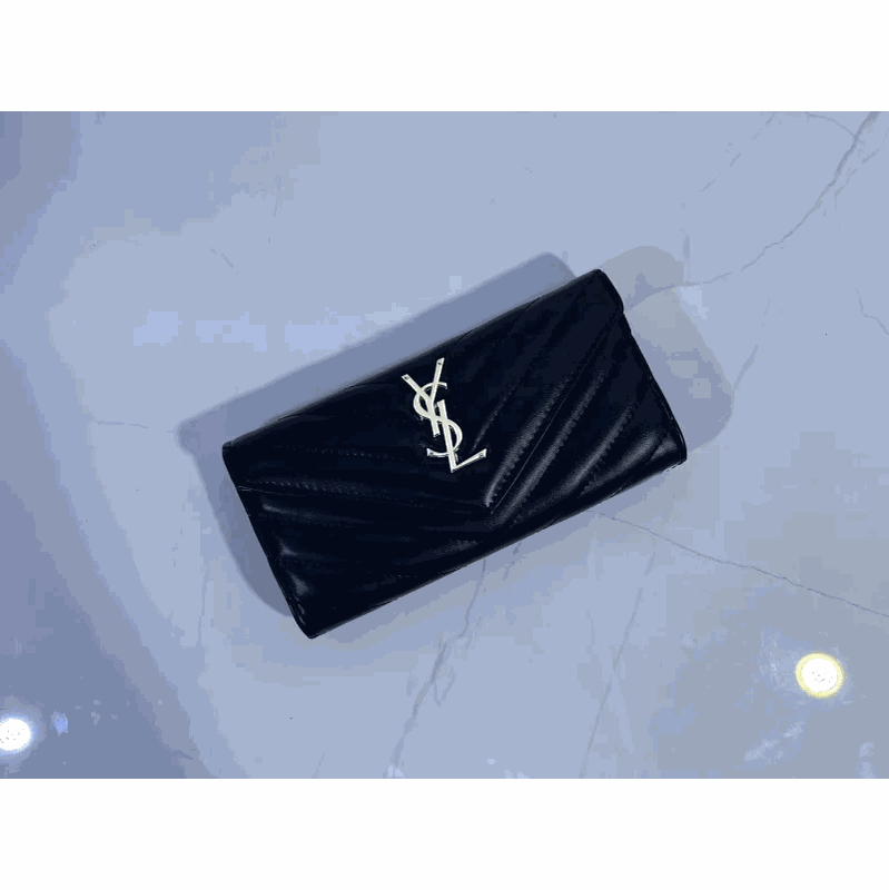 Saint Laurent Monogram Wallet Black