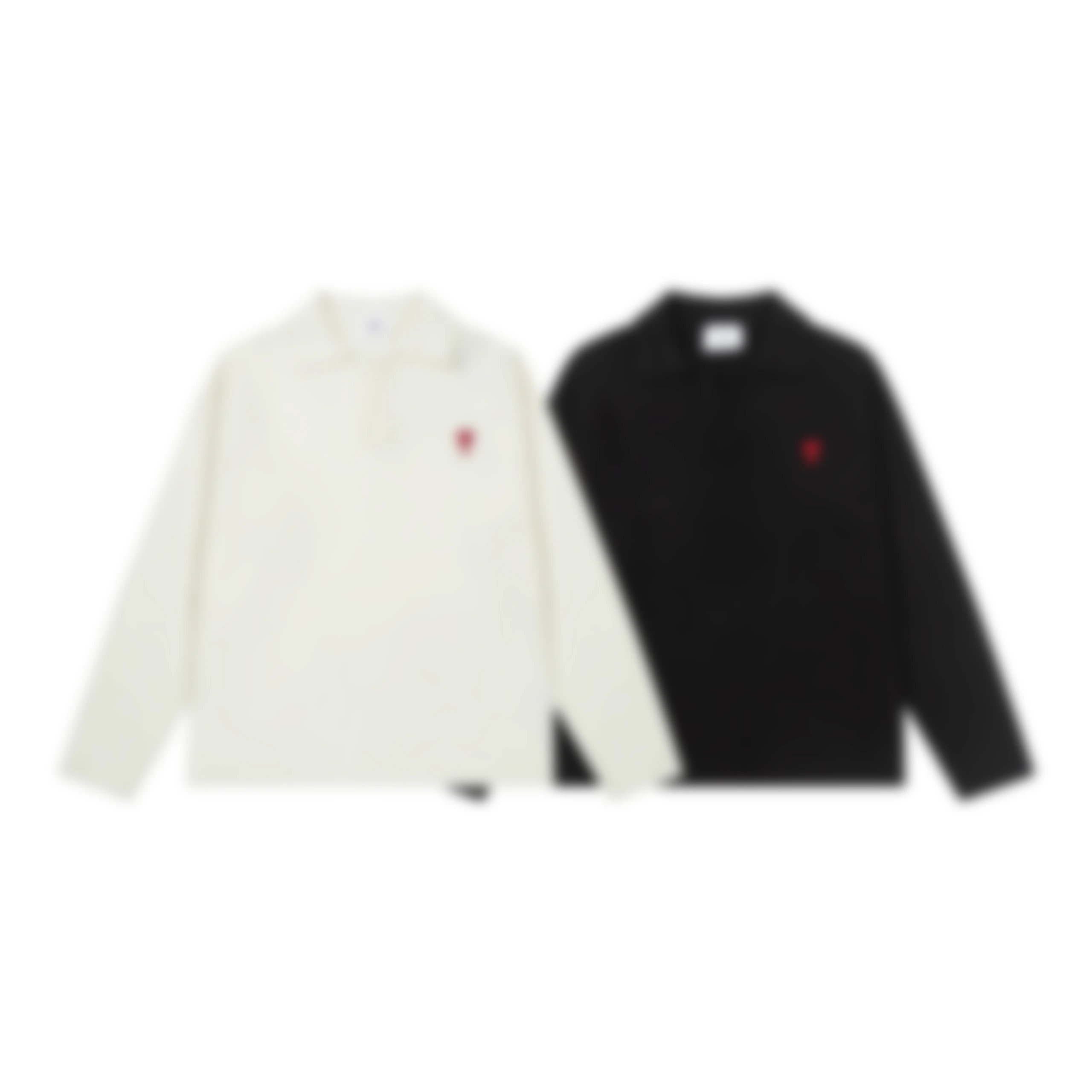 Ami Alexandre Mattiussi Black Polo Sweater