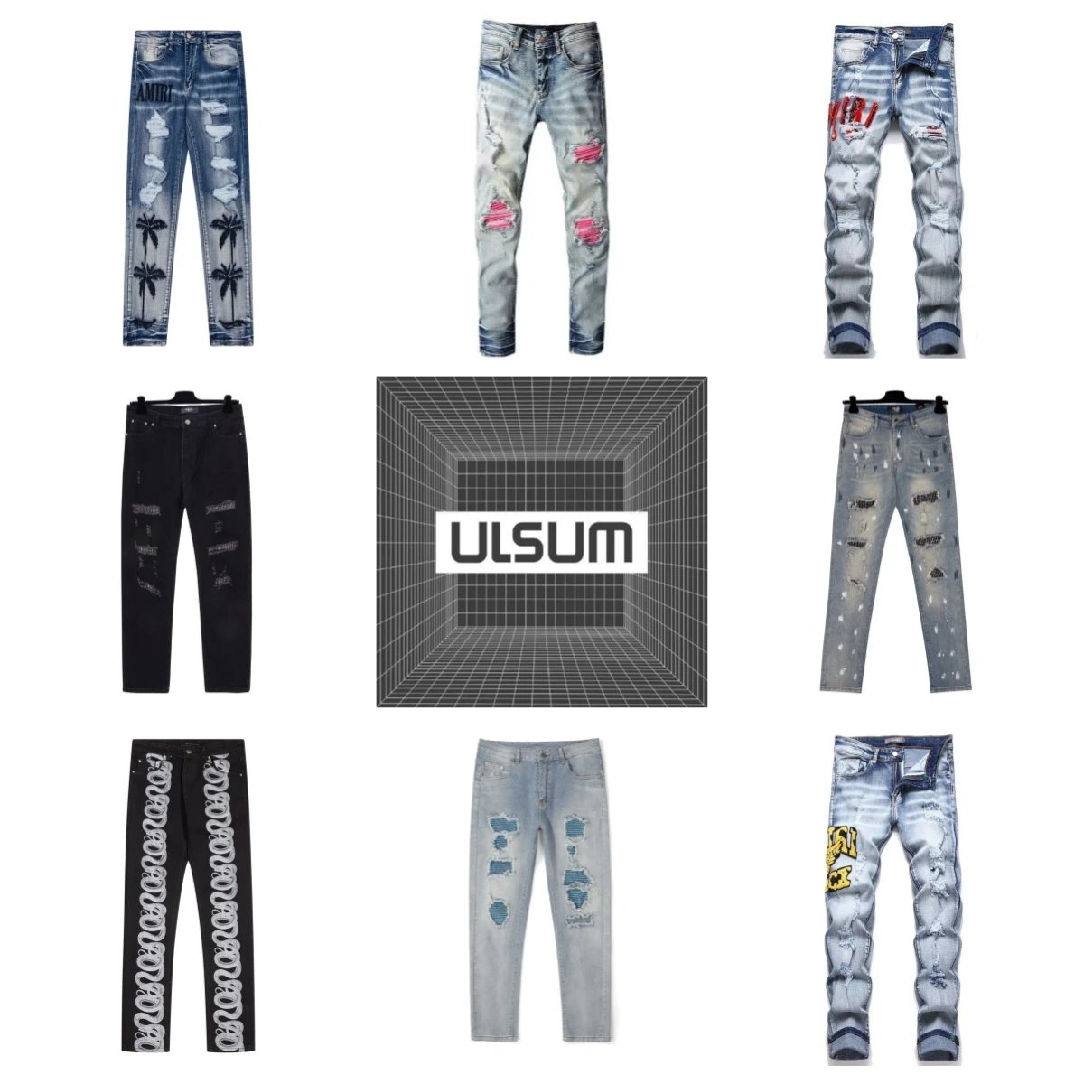 ULSUM distressed jeans