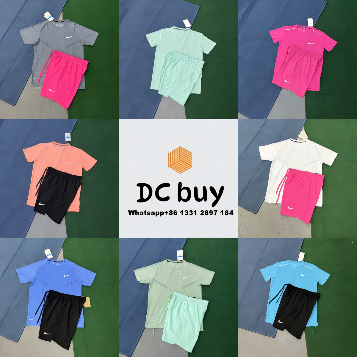 Nike Dri-Fit Short Sleeve Shirt and Shorts Set