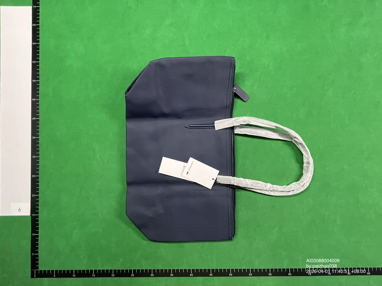 Lacoste tote bag navy QC