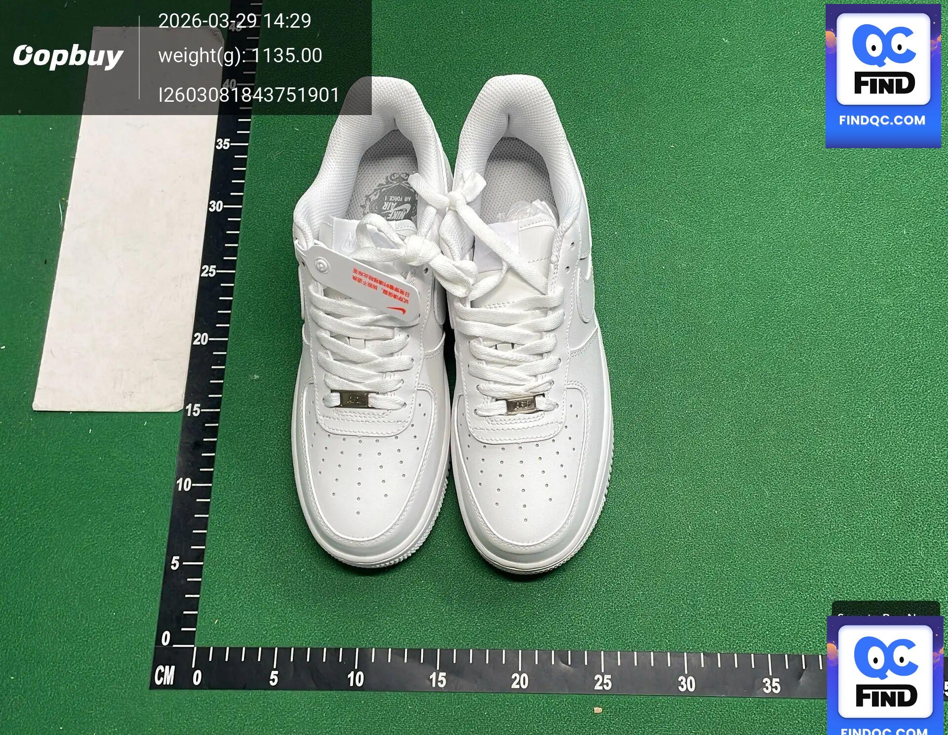 Nike Air Force 1 Low Supreme White QC