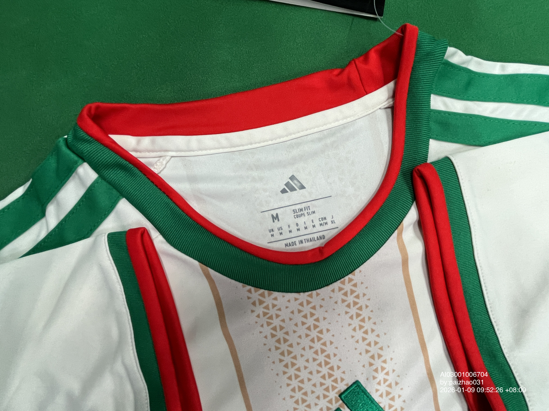 Algeria 2026 Home Football Jersey QC