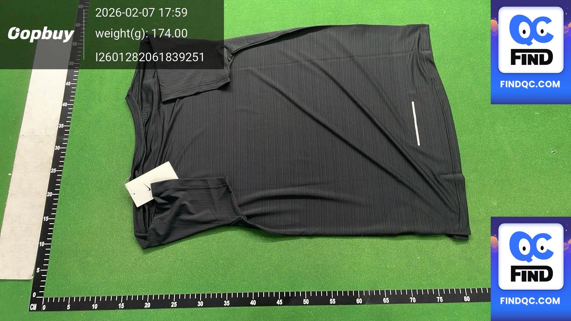 Nike Dri-Fit Running Short Sleeve Shirt QC