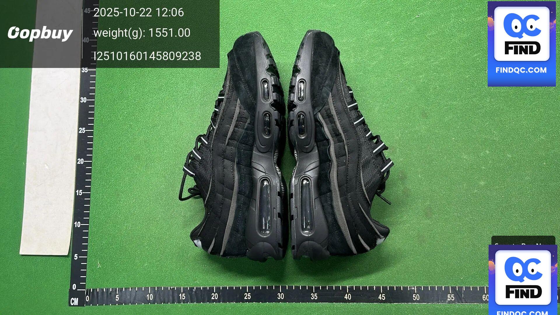 Nike Air Max 95 CDG Black Warrior Noir QC