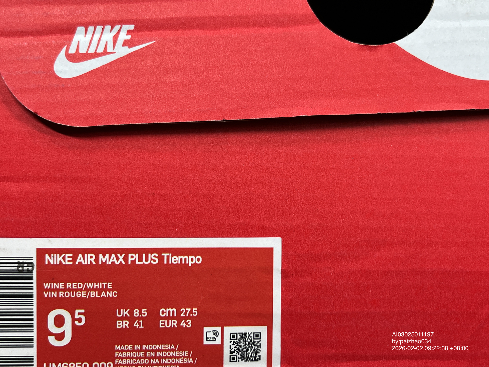 Nike Air Max Plus Tiempo QC