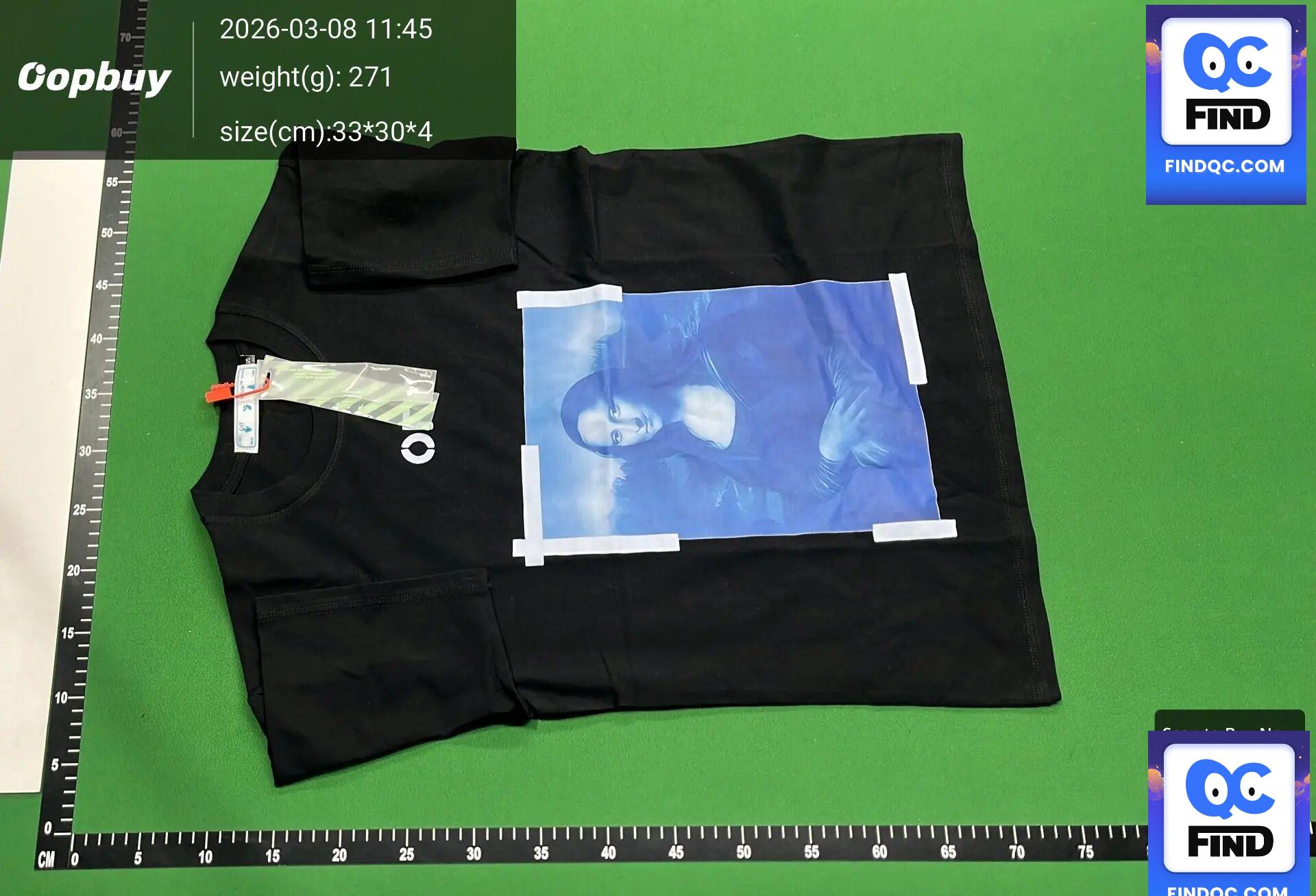 OFF WHITE T-SHIRT -P1 QC
