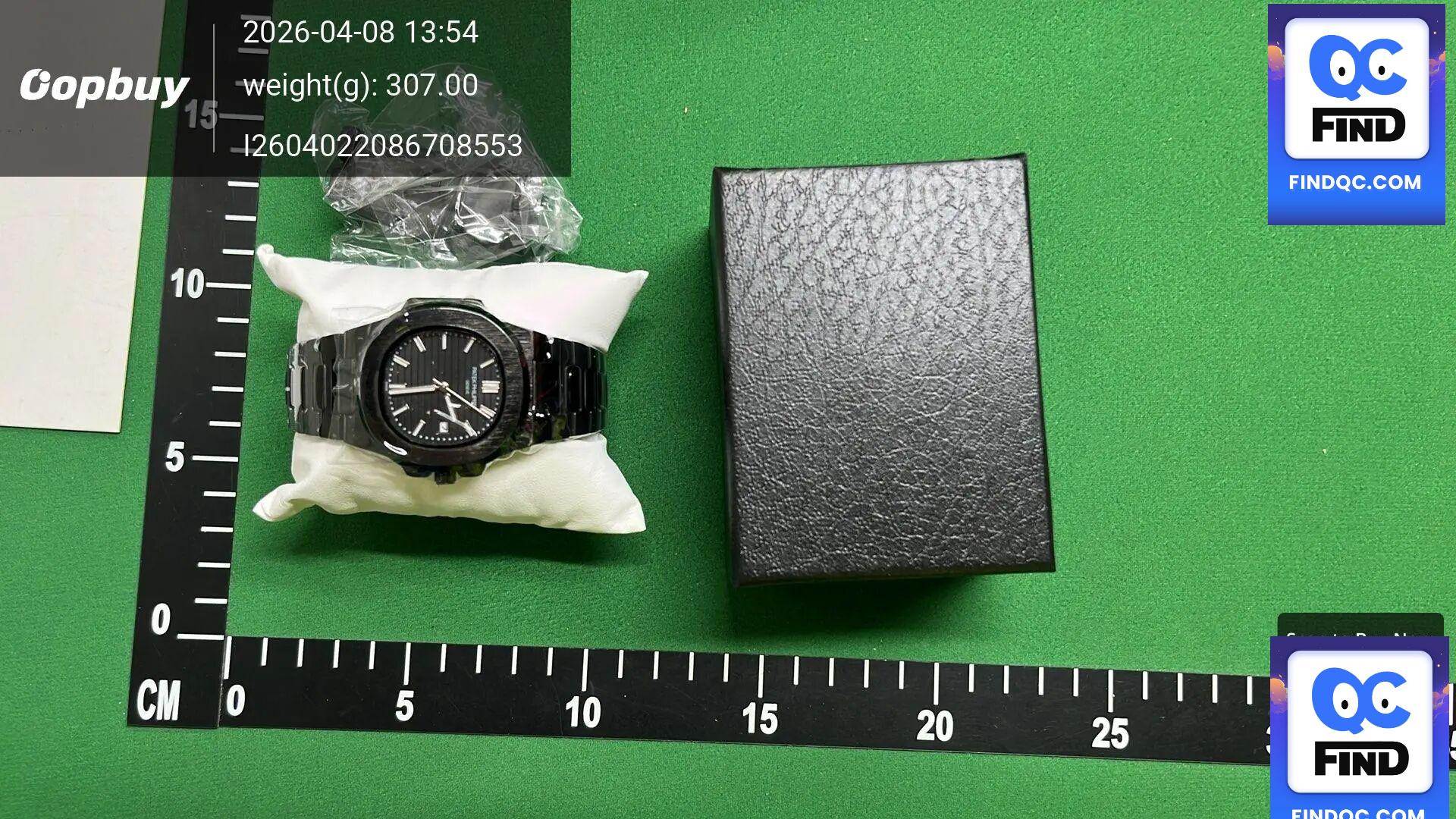 Patek Philippe Nautilus Watch Black QC
