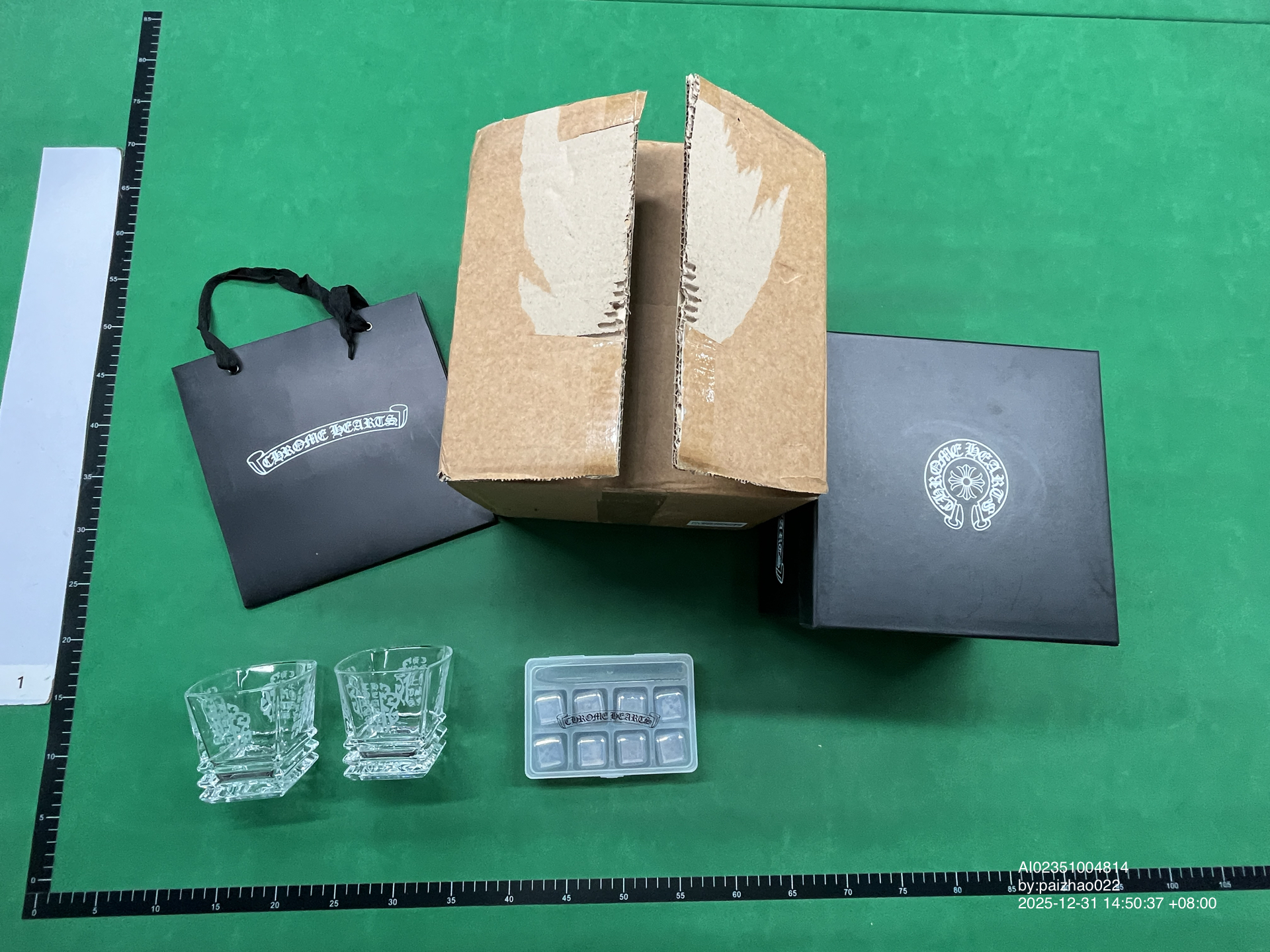 Chrome Hearts Crystal Tumbler Set QC
