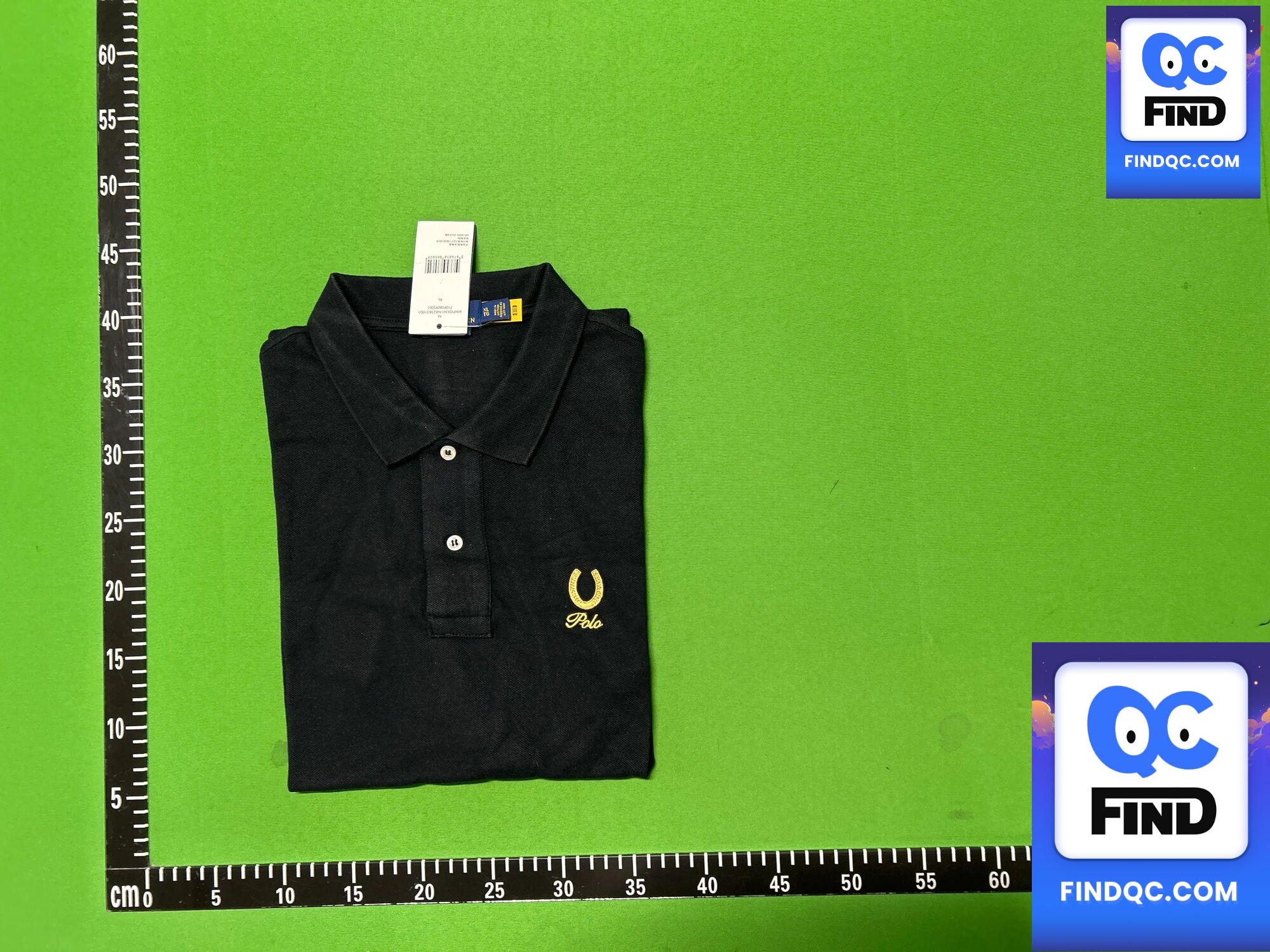 Polo Ralph Lauren Horseshoe Polo Shirt Black QC