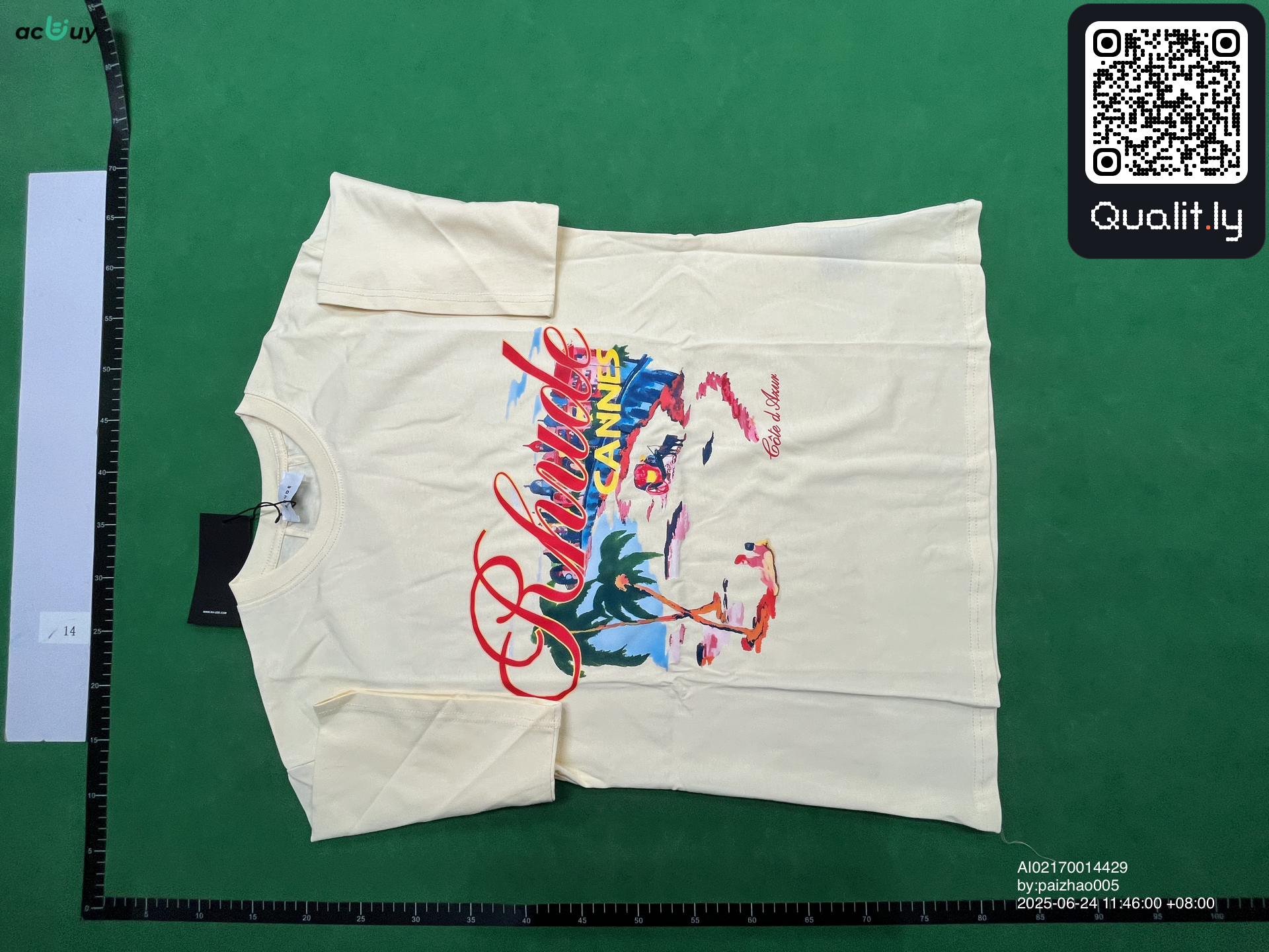 T-shirt — QC-foto 3 av 4