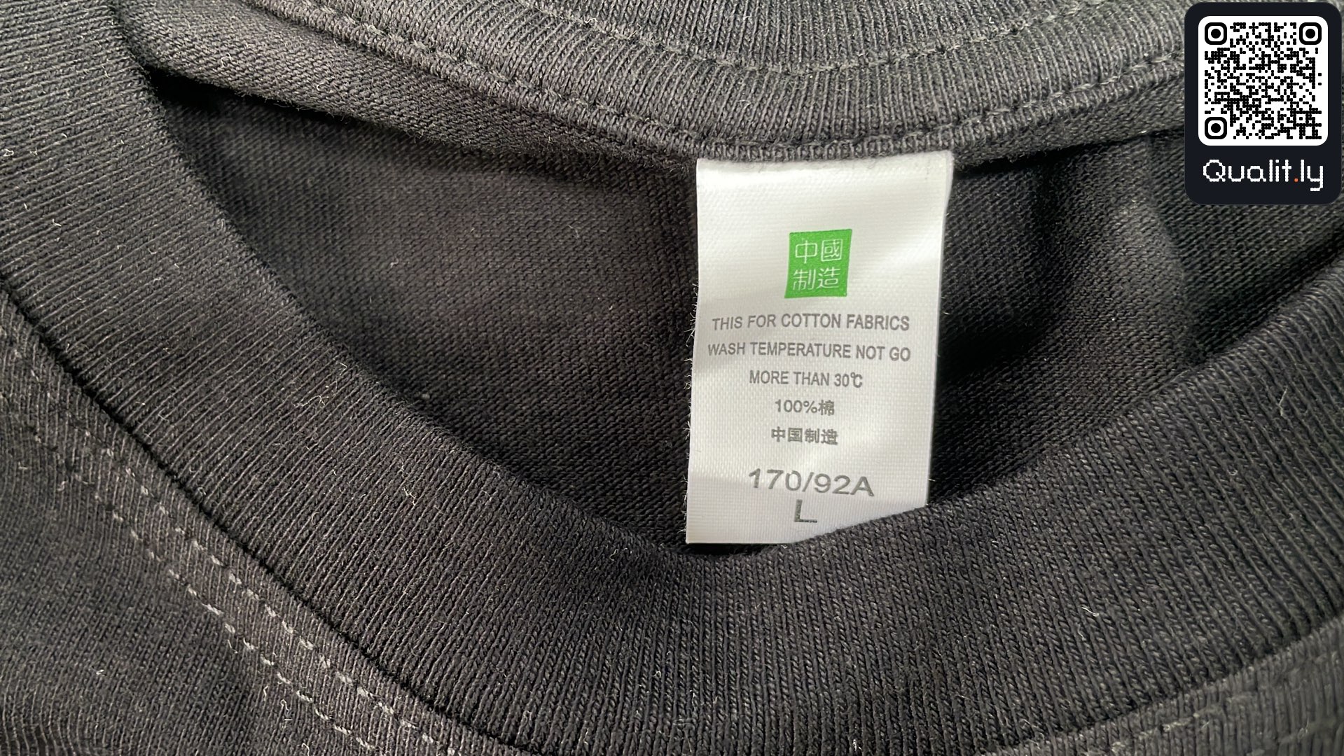 Tシャツ QC写真 1/10