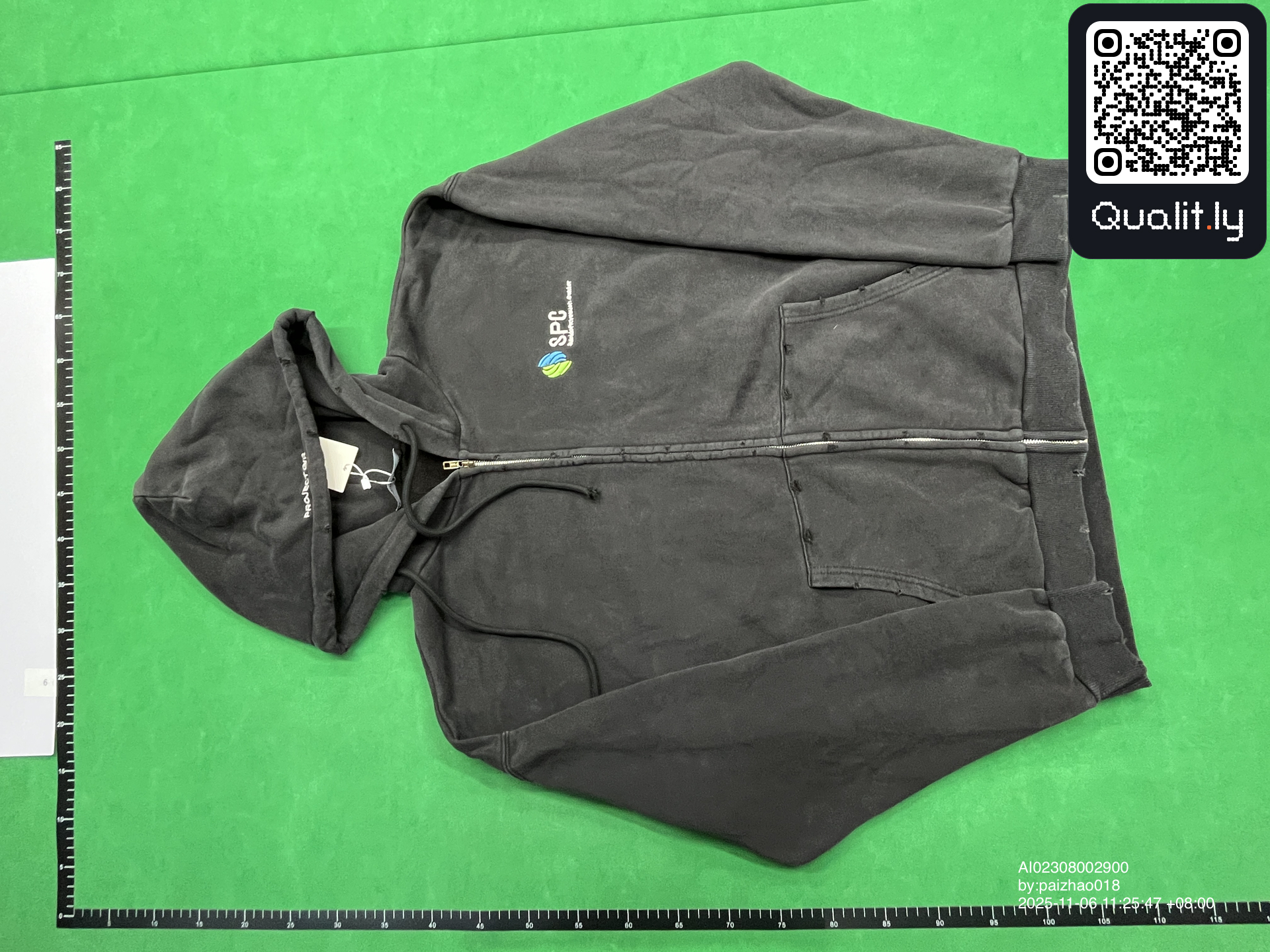 Camisola com capuz — foto QC 3 de 4