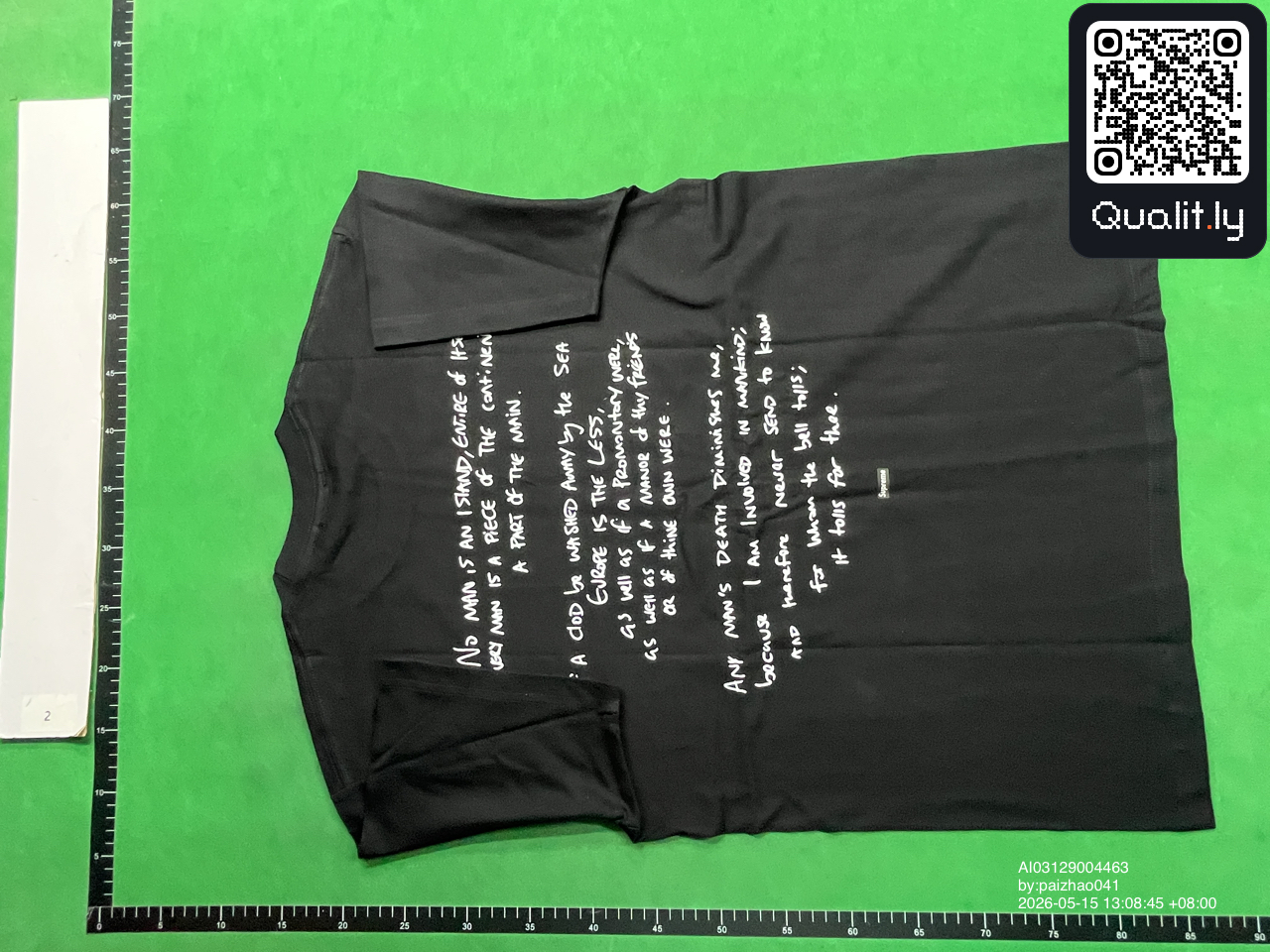 T-shirt QC photo 3 of 10