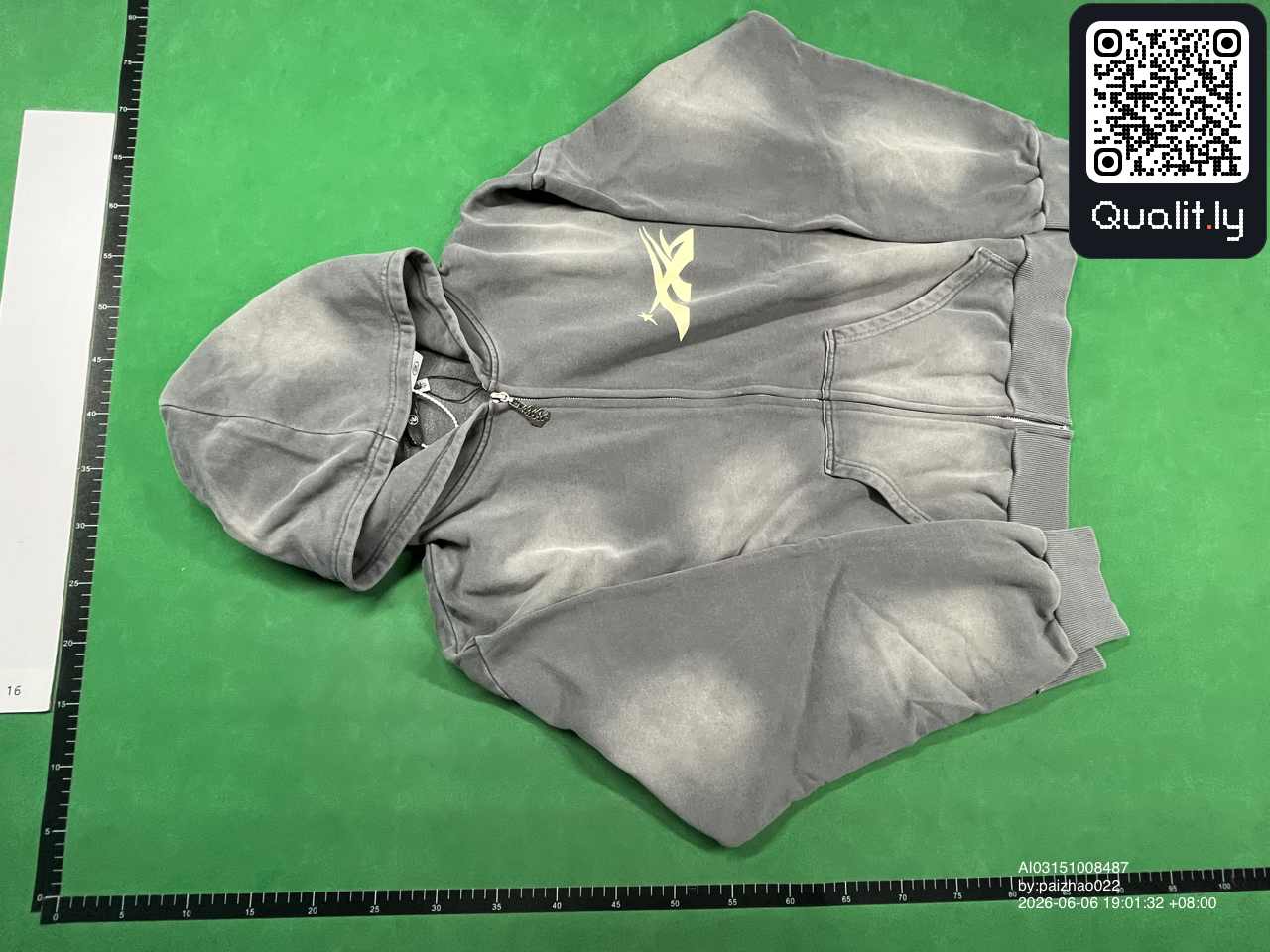 Asics Grey Hoodie QC photo 3