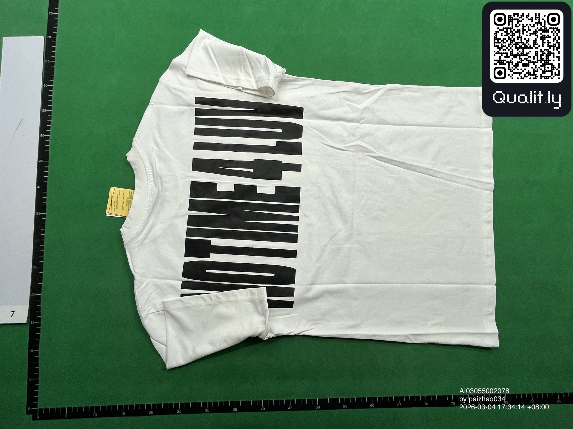 T-shirt QC photo 2 of 50