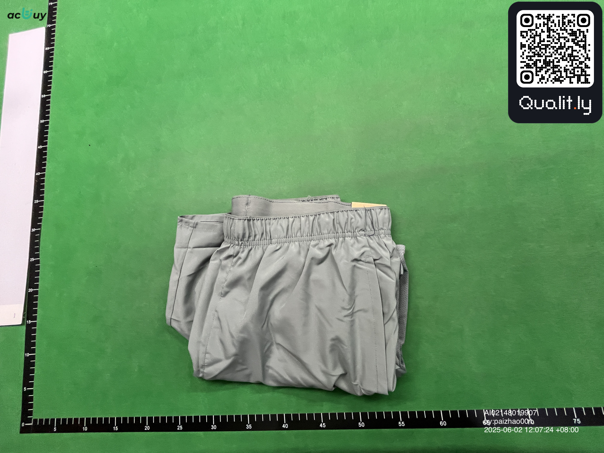 ショートパンツ QC写真 1/4